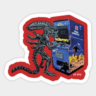 Alien Invaders Sticker